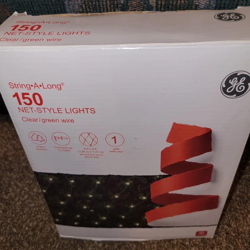 GE String-A-Long 150 Net Lights